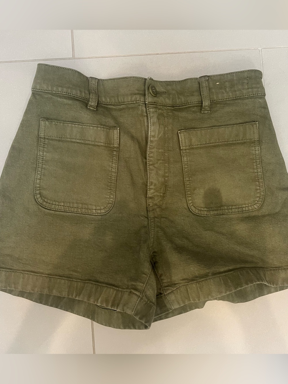 Madewell High-Rise Sailor Short